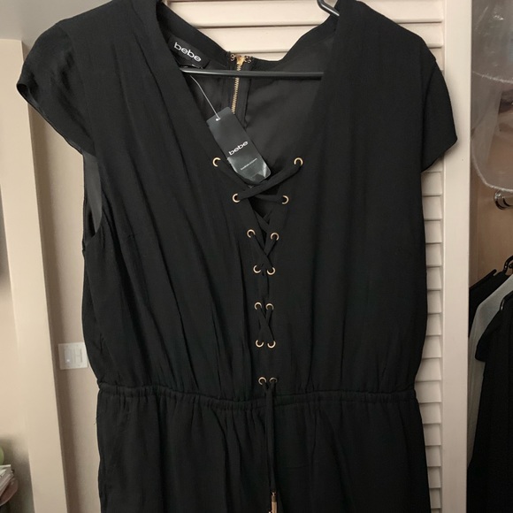 Bebe klarissa eyelet lace up romper - Picture 2 of 2